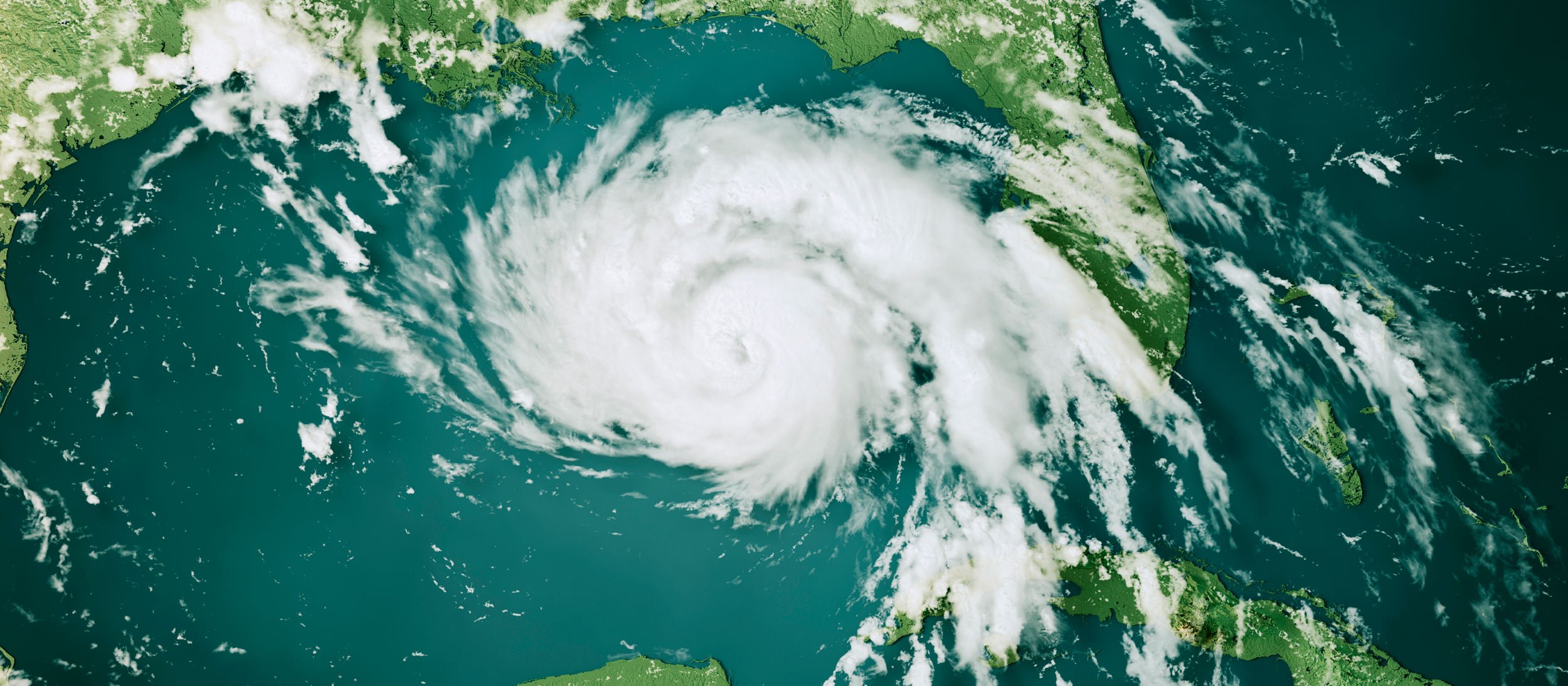 A hurricane near Florida