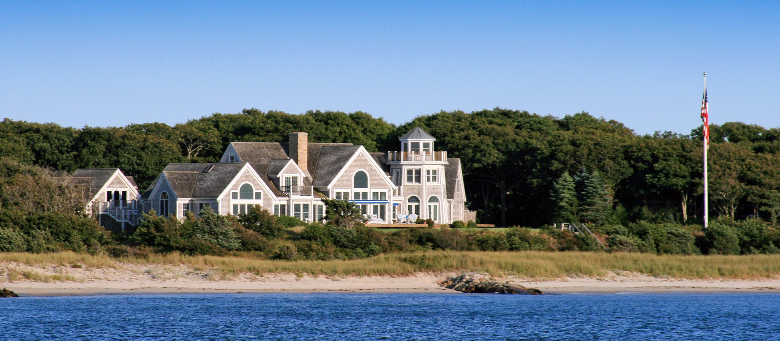 A house on a beach