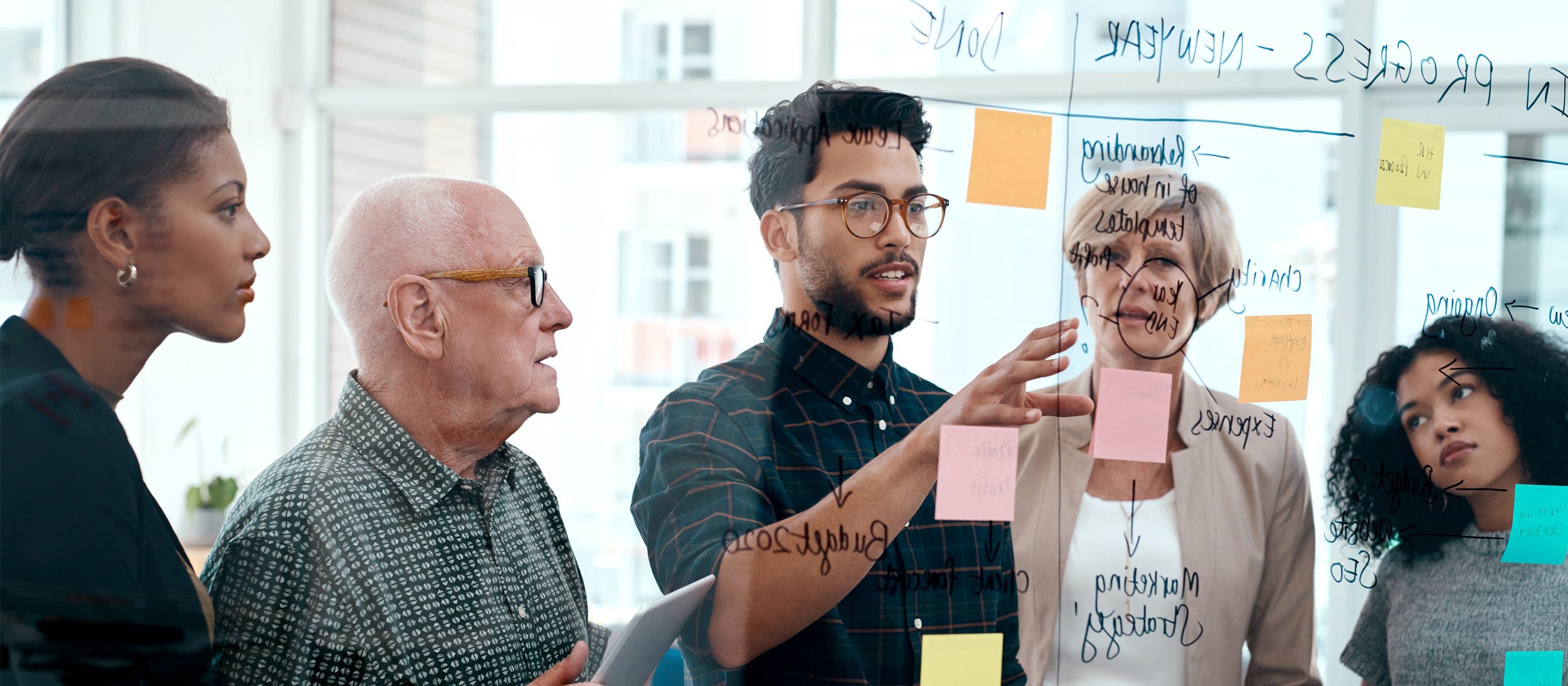 Group discussing ideas