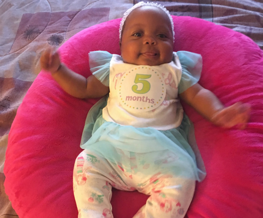 Amarie 5 mos