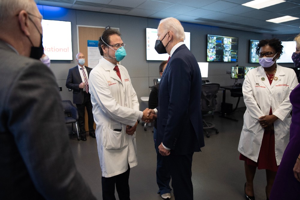 President Biden visits Children's National Hospital