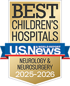 U.S. News & World Report - Best Children's Hospitals: Neurology 2025-2026 badge