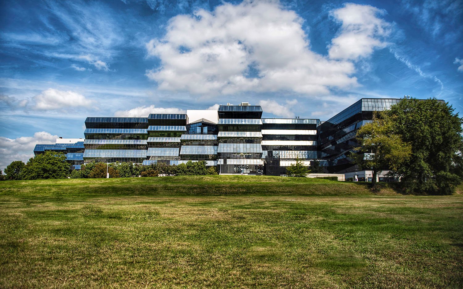 Exterior photography of the Children's National Hospital campus