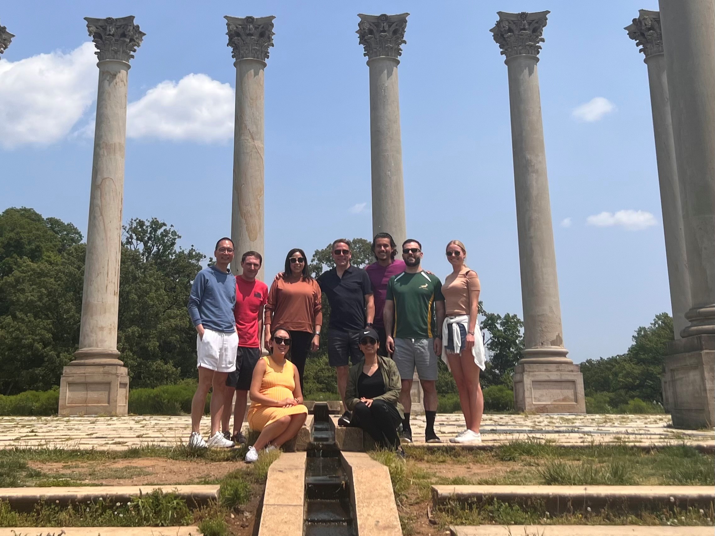 Graduates on a group retreat