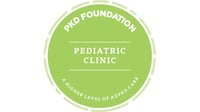 PKD Foundation Pediatric Clinic Designation logo