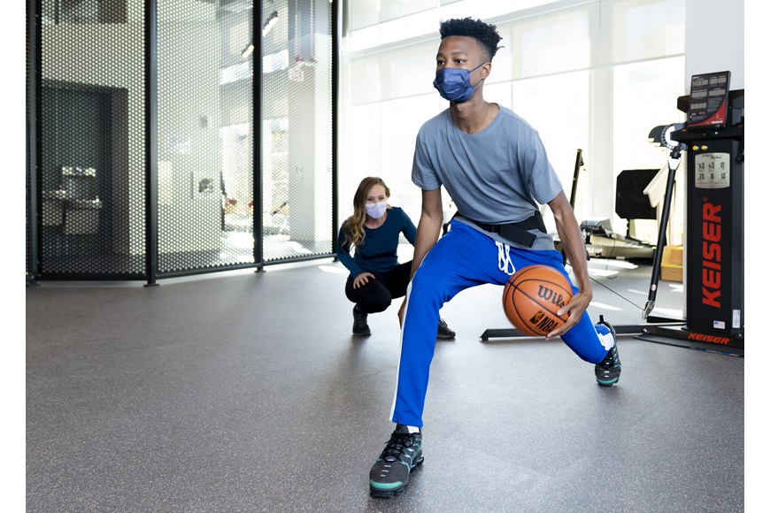 Fight For Children Sports Medicine Center patient exercising