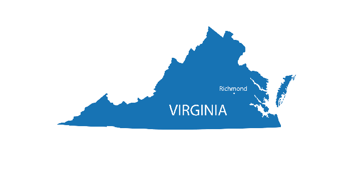 Virginia map