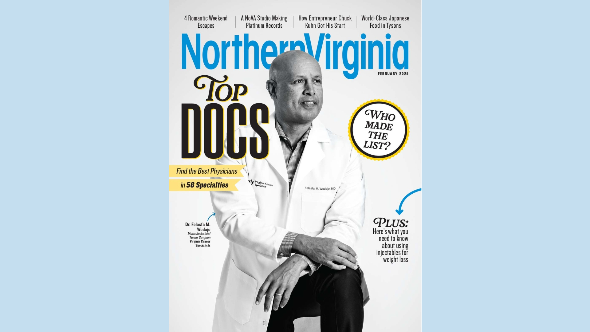 NoVa Top Docs magazine