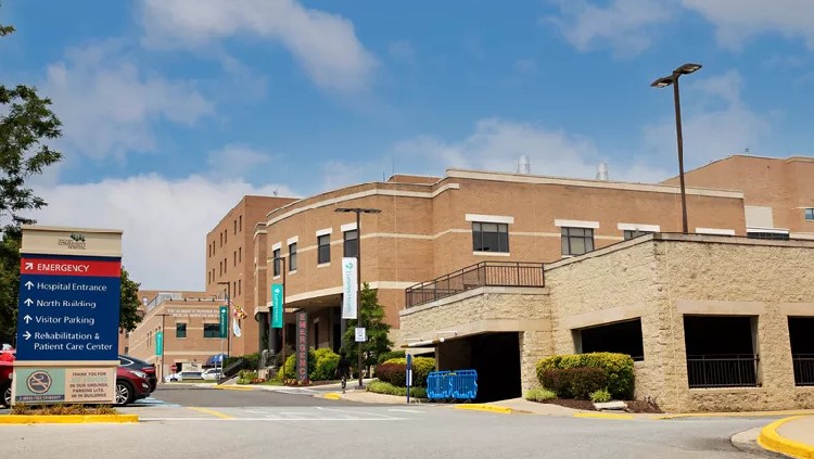 Exterior view of Doctors Community Hospital building