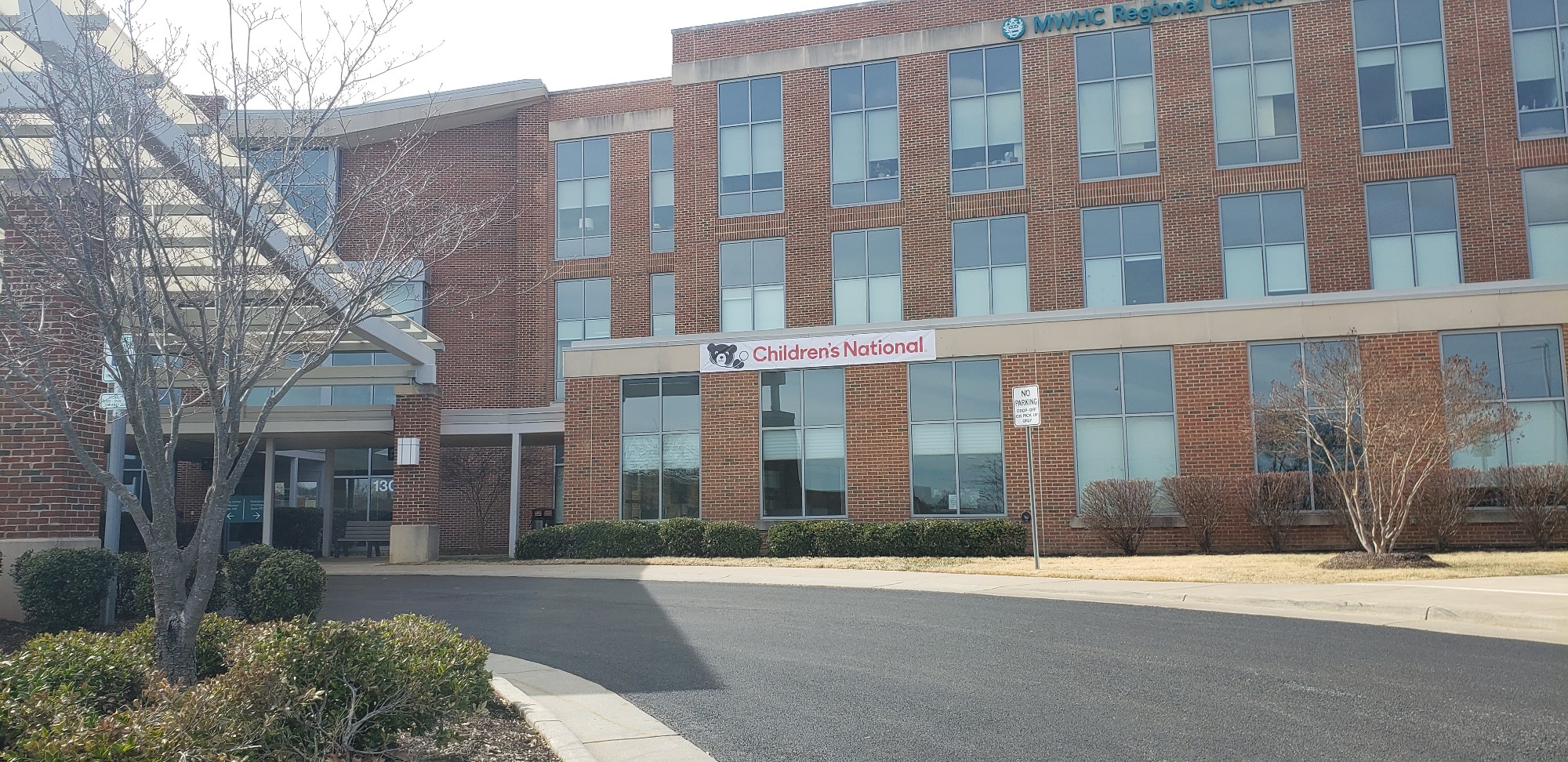 Frederick building from the front, outside