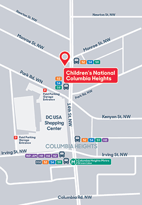 Columbia Heights map