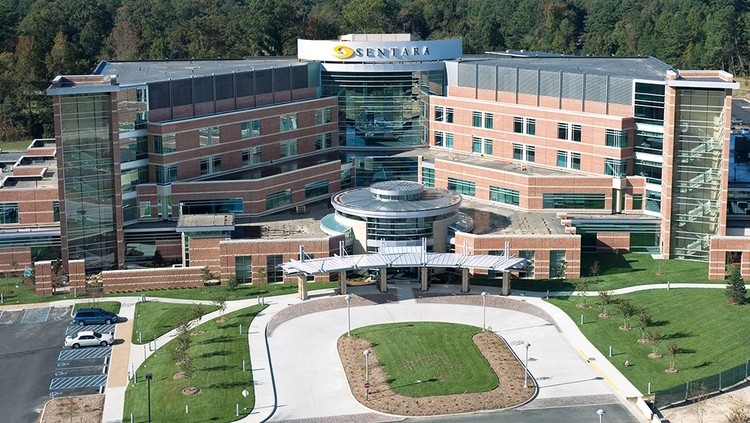 Exterior of Sentara Pediatric Physicians building