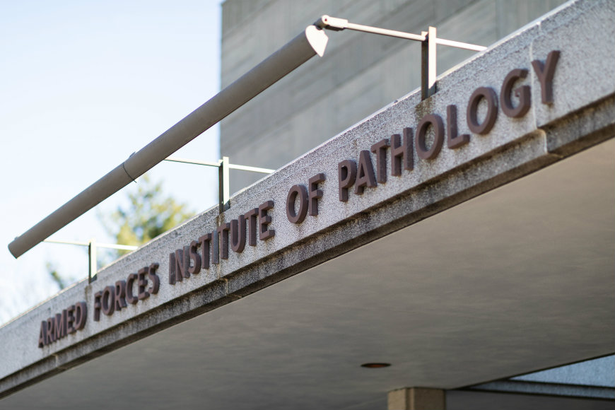 sign on the old Walter Reed building - Armed Forces Institute of Pathology