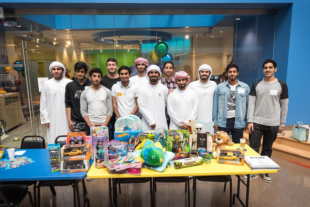 Abu Dhabi Investment Authority Scholarship Students visit Children's National