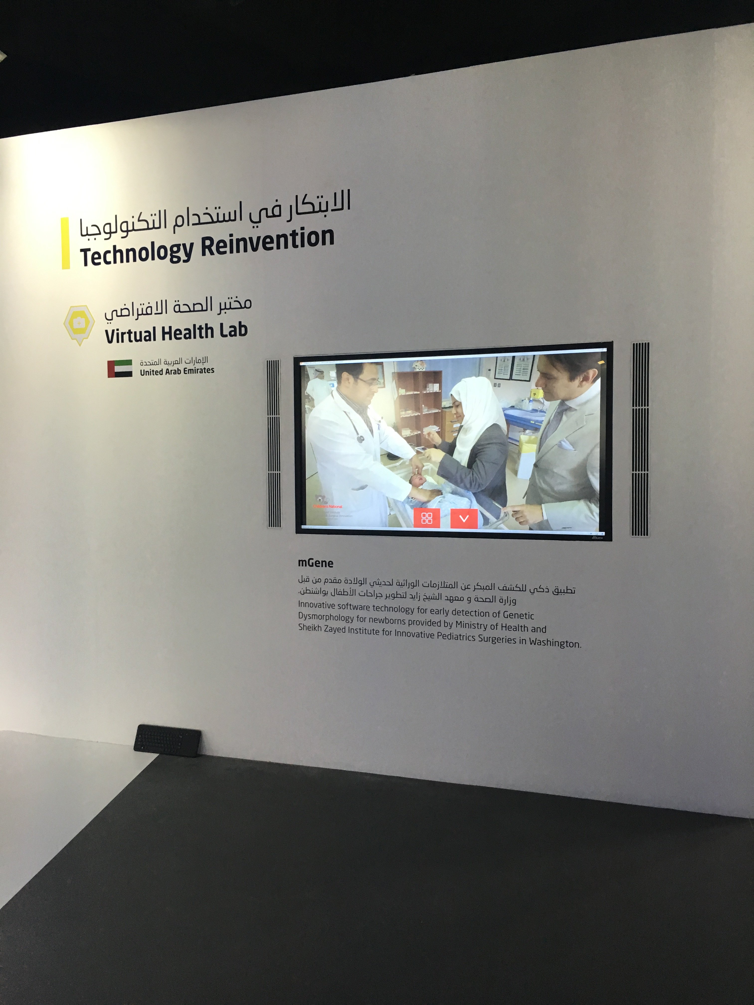 Sheikh Zayed Institute display at the World Government Summit