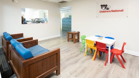 Waiting room at CNPA Chevy Chase