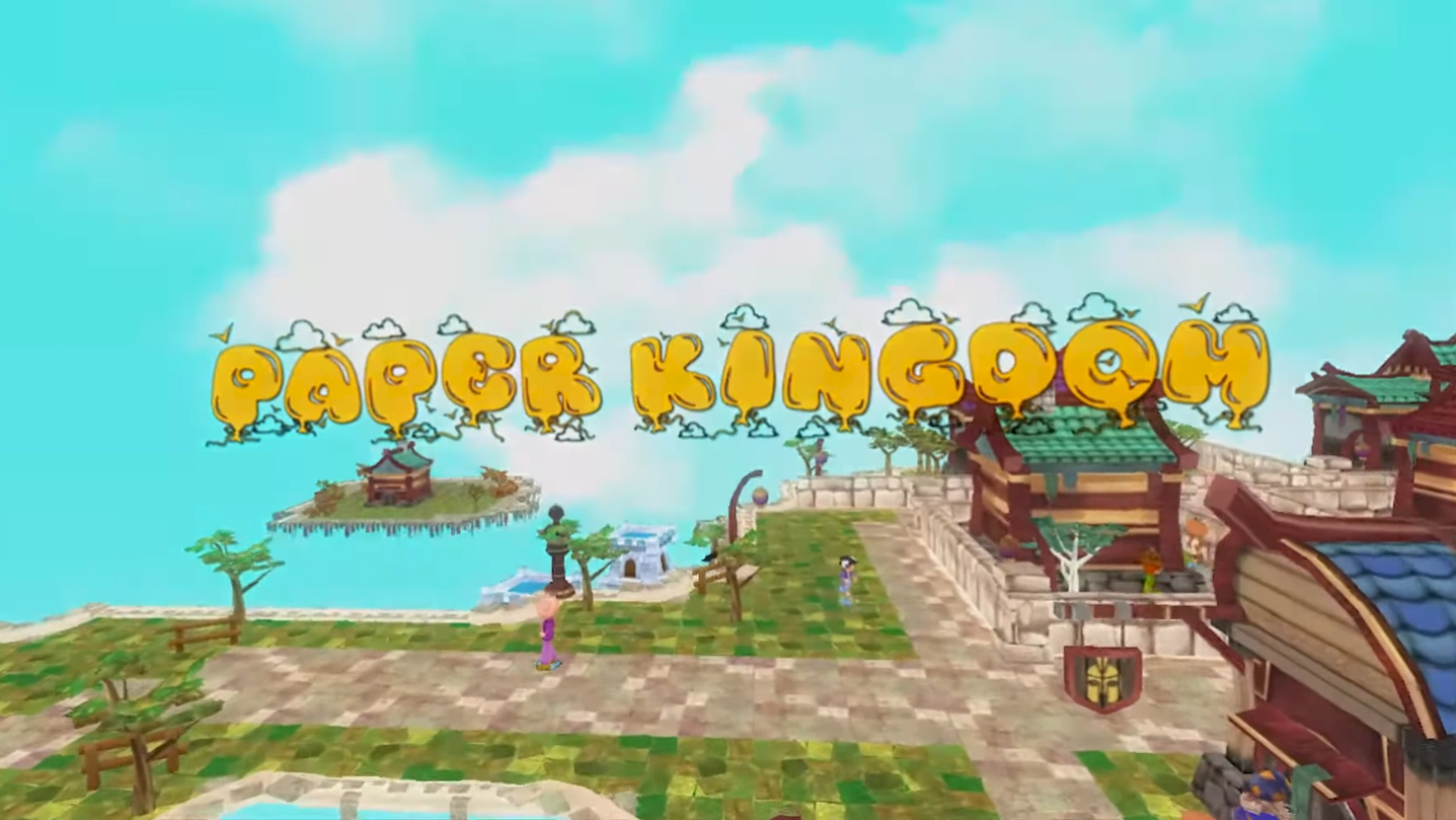 A screenshot of Paper Kingdom video game