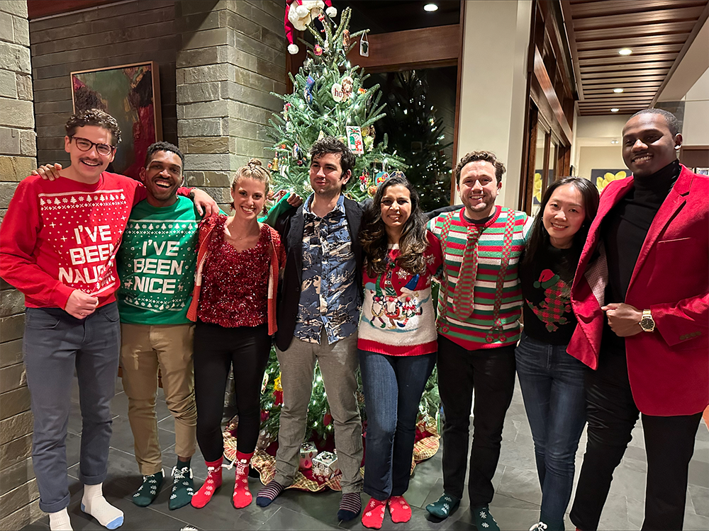 Pediatric Dentistry Residency group holiday photo