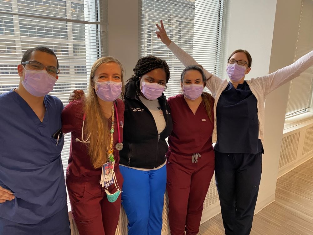 A group of residents at Children's National Hospital