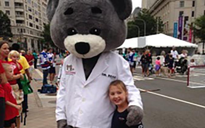 150 Years Stronger Patient Story Alex with Dr. Bear