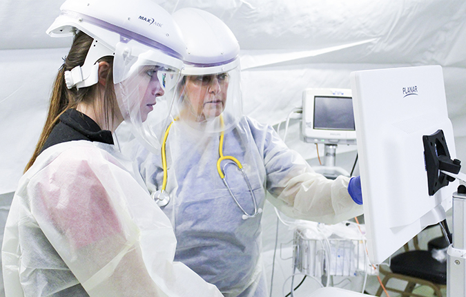 150 Years Stronger Patient Story Atabaki in isolation room
