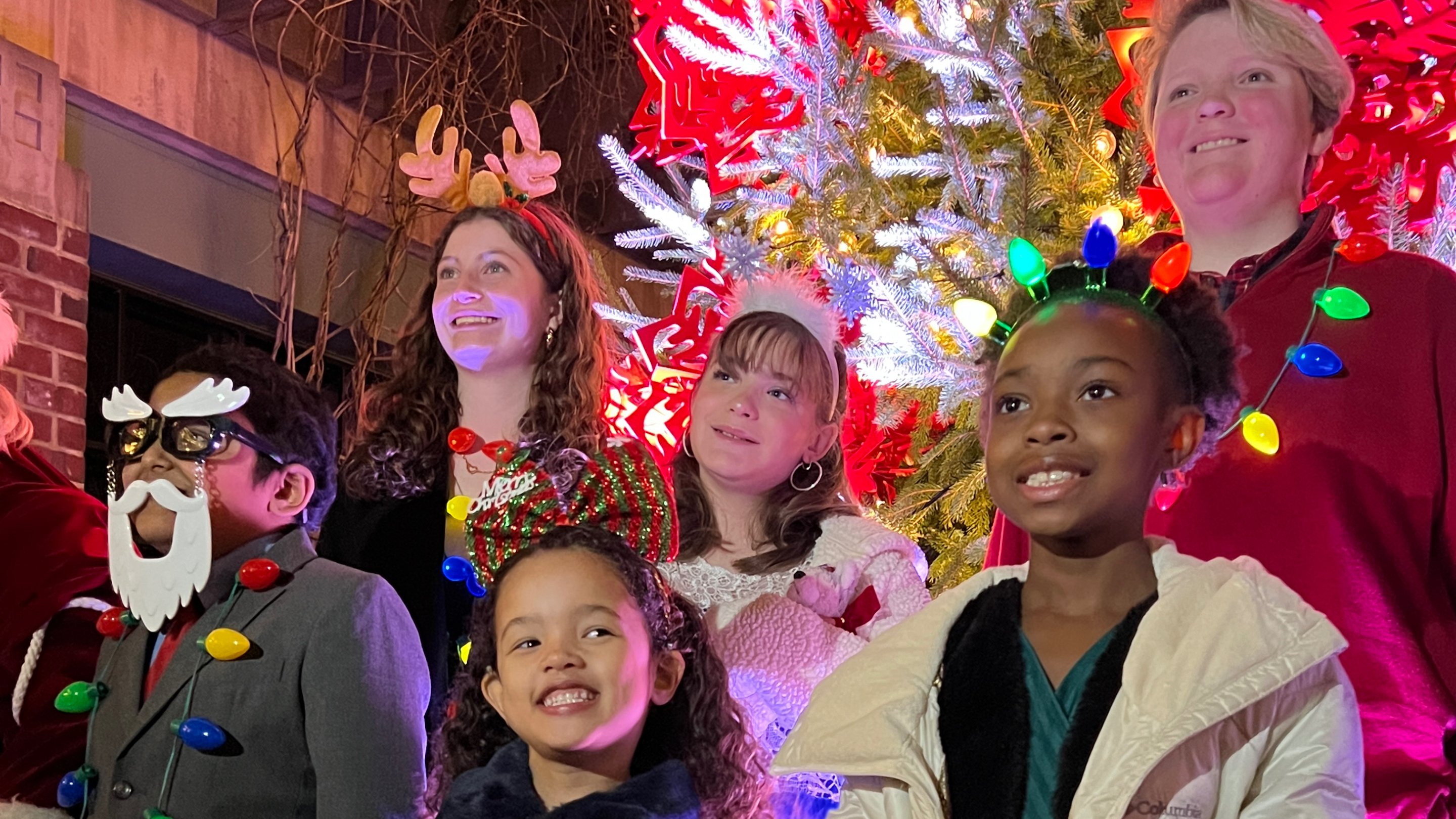 Patients at Light Up the Season 2023