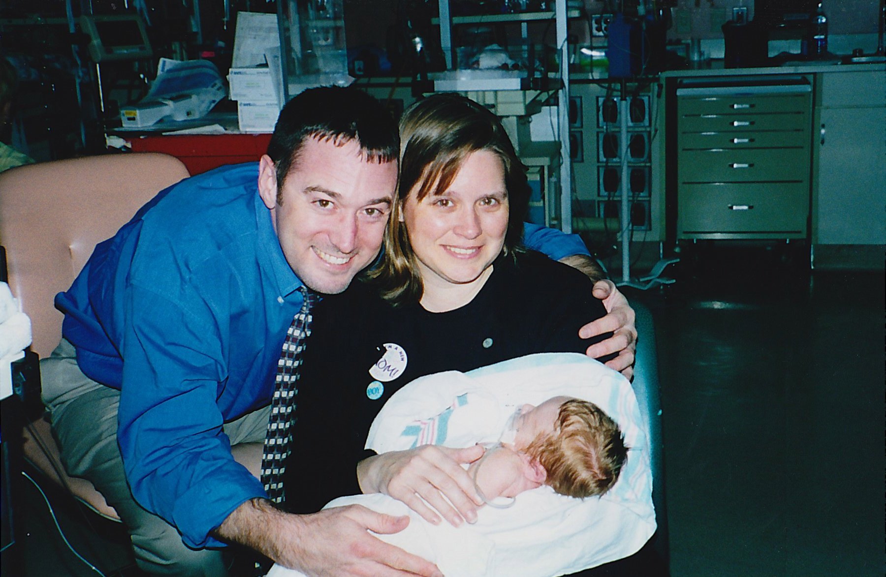 First Daigle Family Photo with son Joseph.