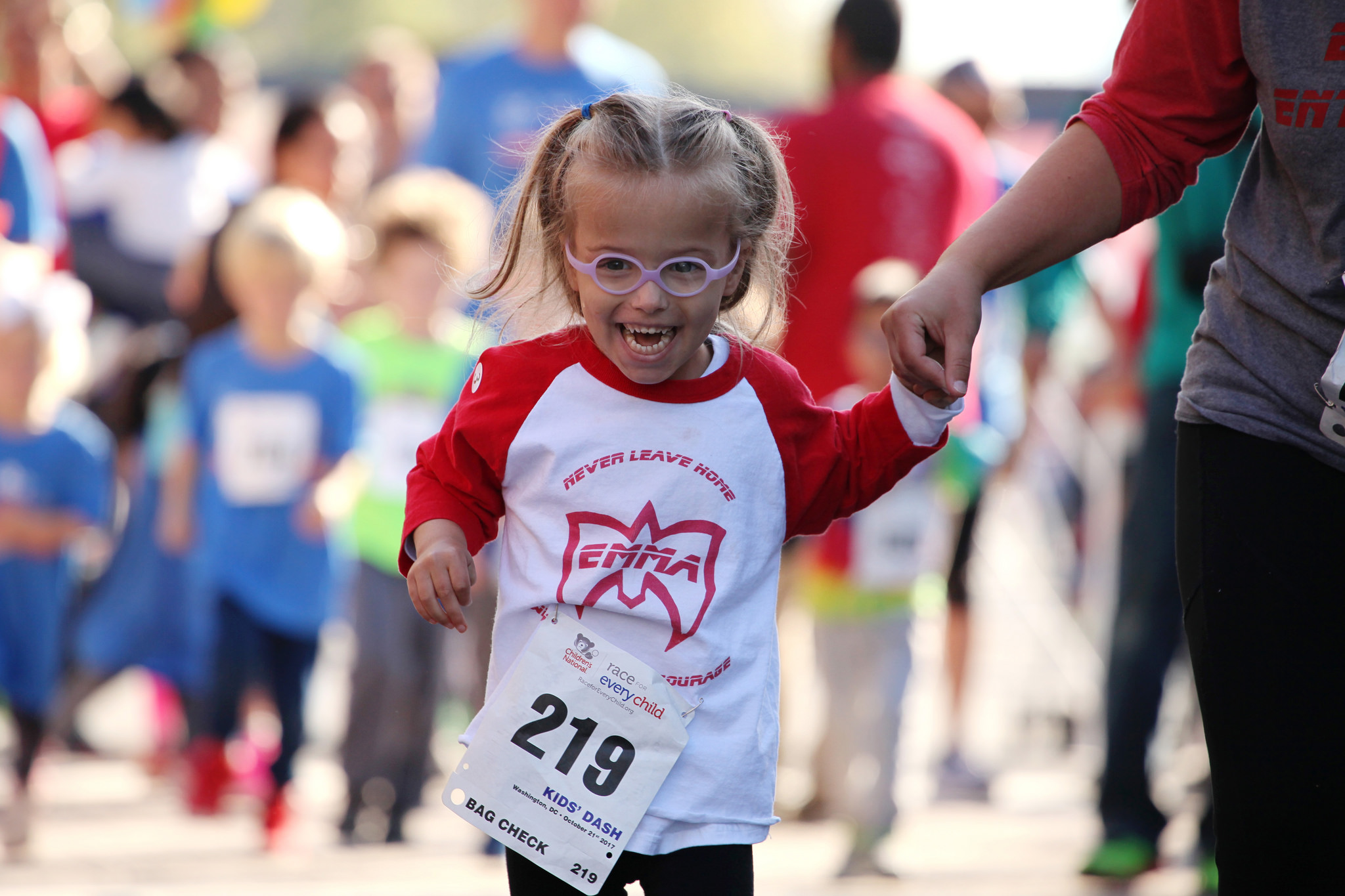 Emma Cirks at the 2017 Race for Every Child