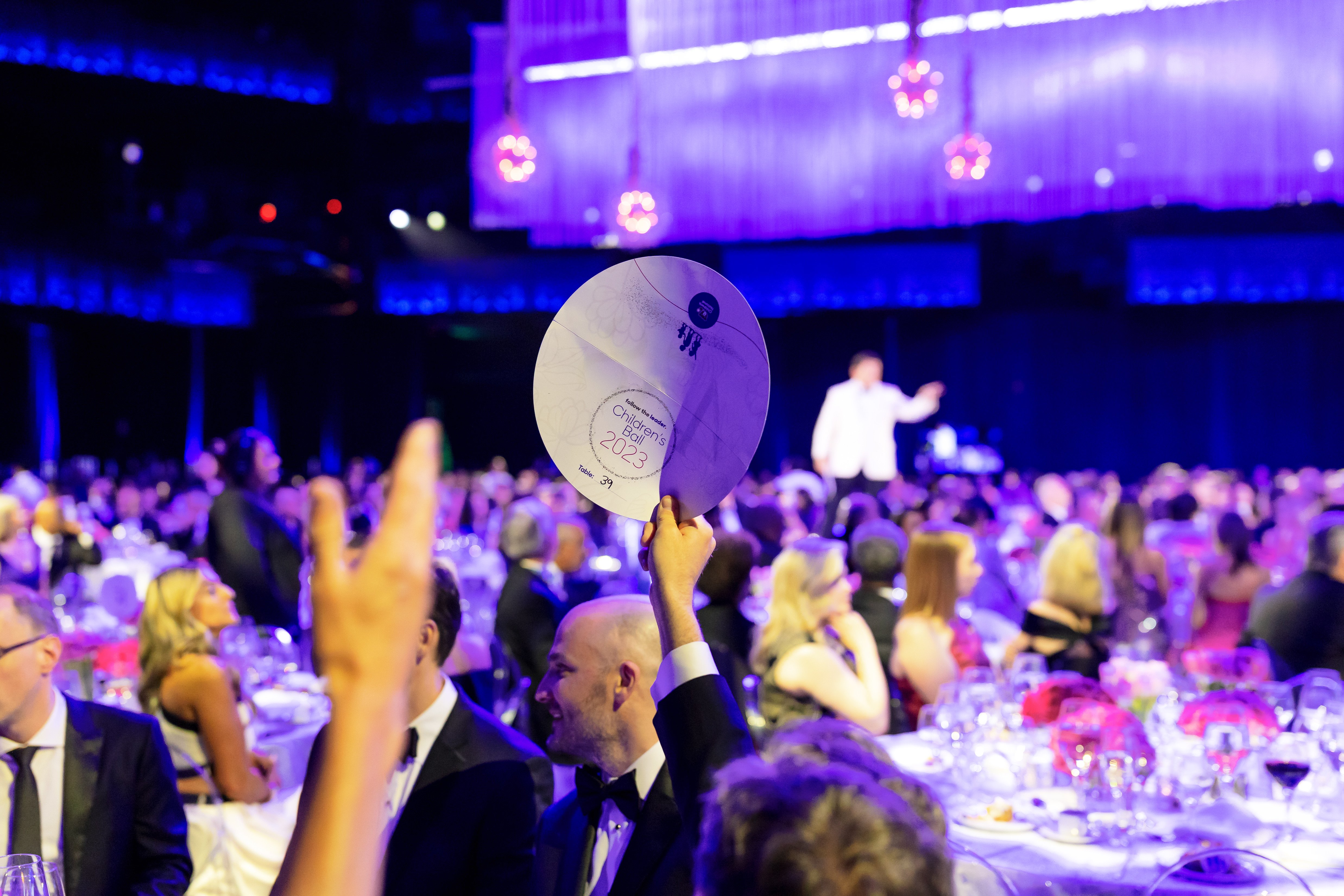 Bret Baier, anchor of Special Report with Bret Baier and Fox News chief political anchor, kicks off the live auction as the Children's Ball 2023 emcee.