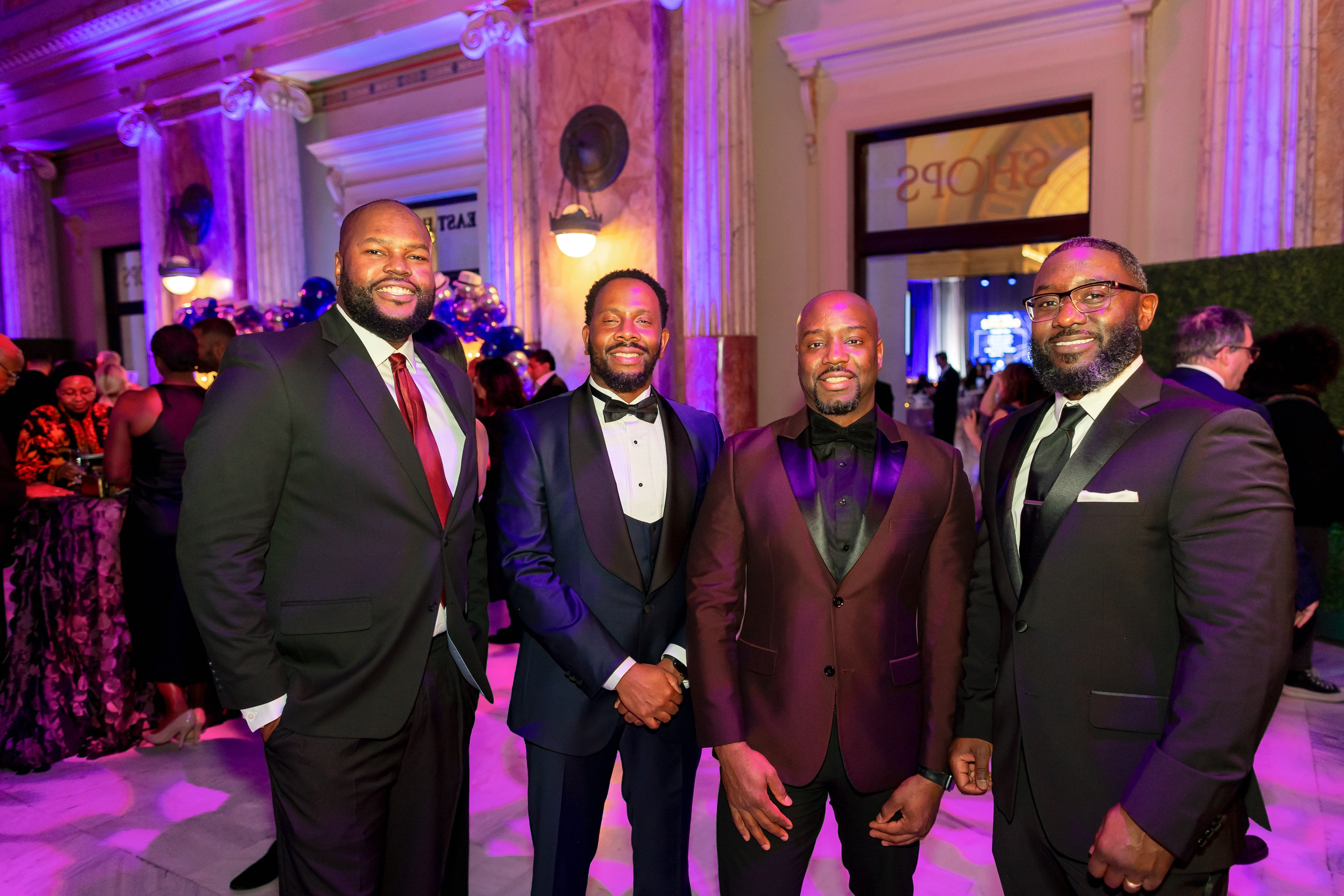 White Hat Gala 2024 attendees smiling in Union Station