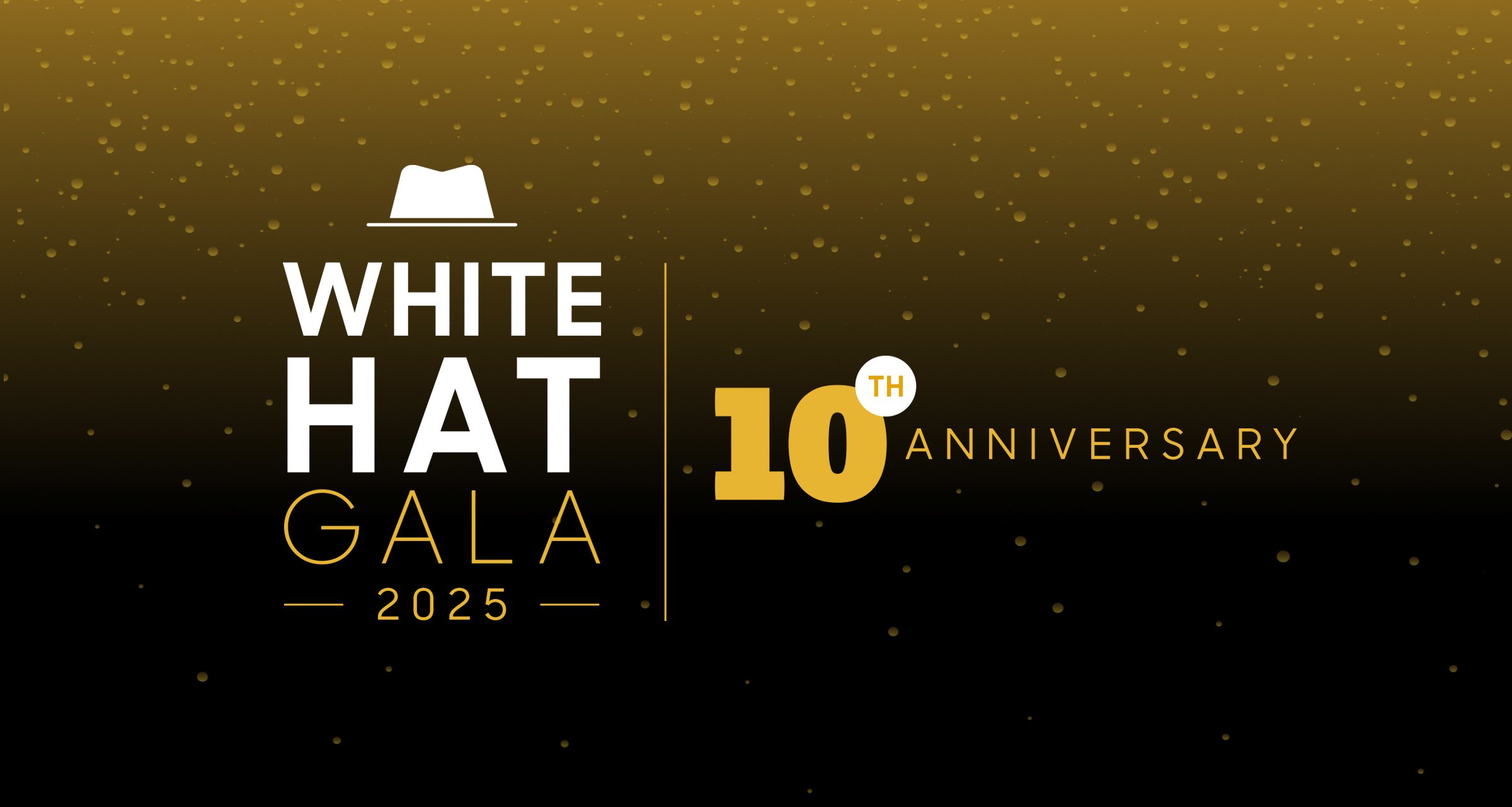 2025 White Hat Gala 10th Anniversary logo