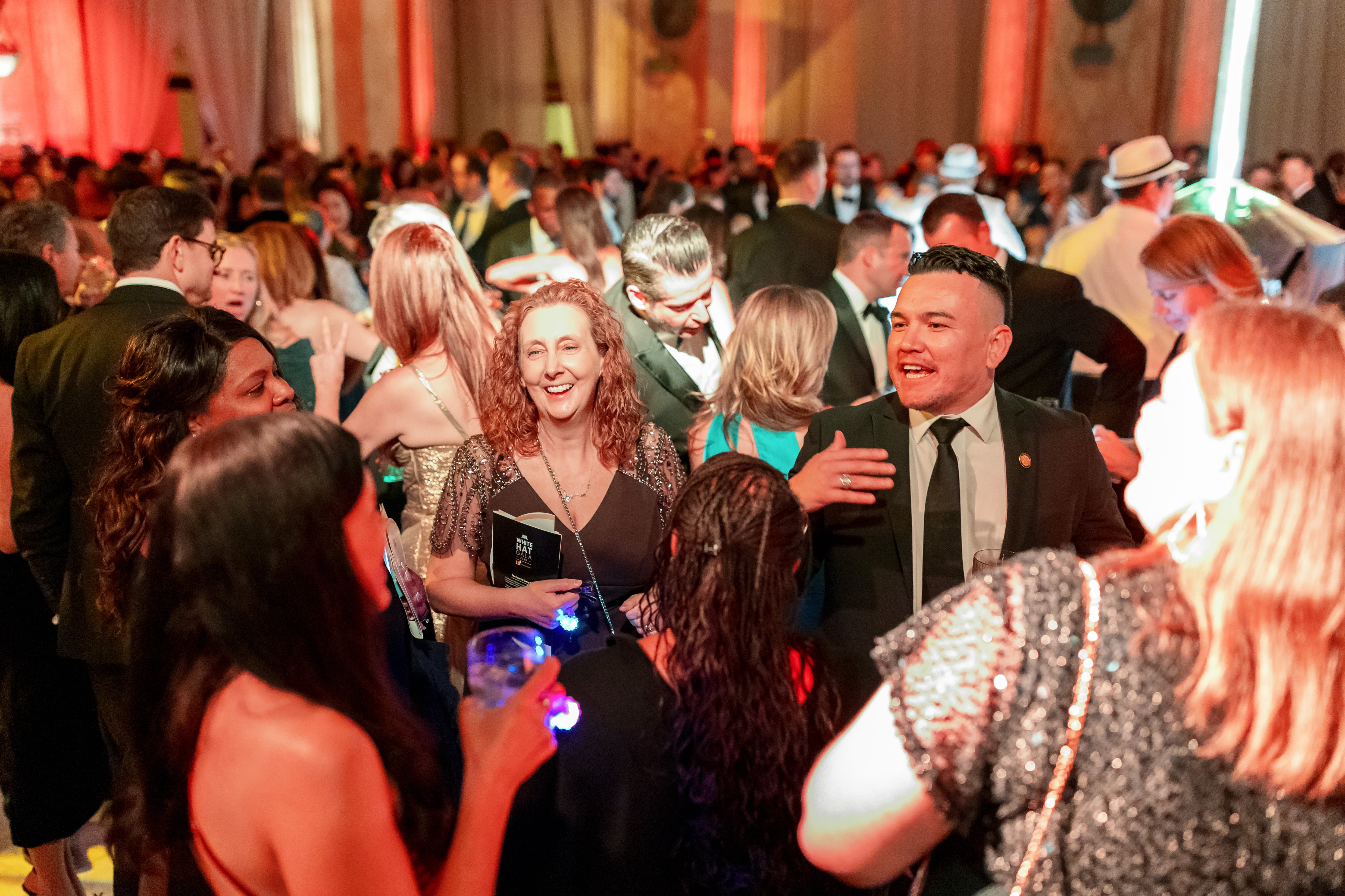 Attendees mingle during the White Hat Gala 2026 at Union Station in Washington, D.C.