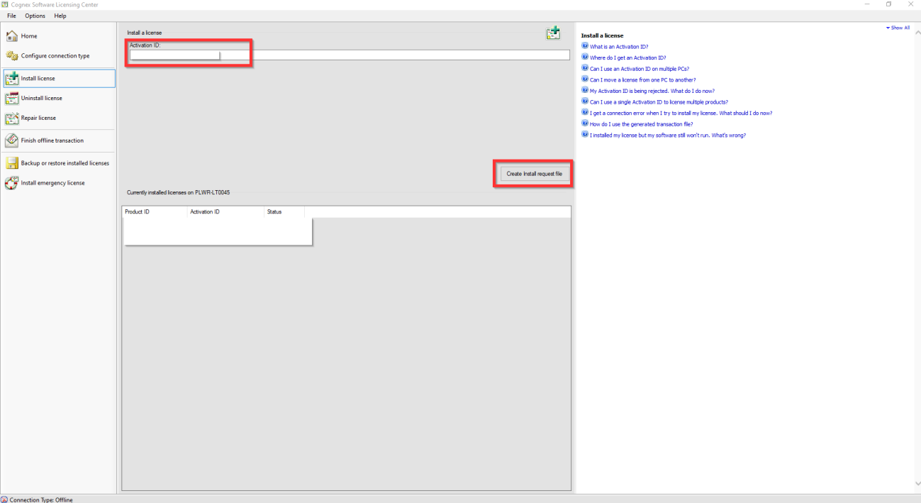how-to-active-visionview-visionpro-key-in-offline-mode