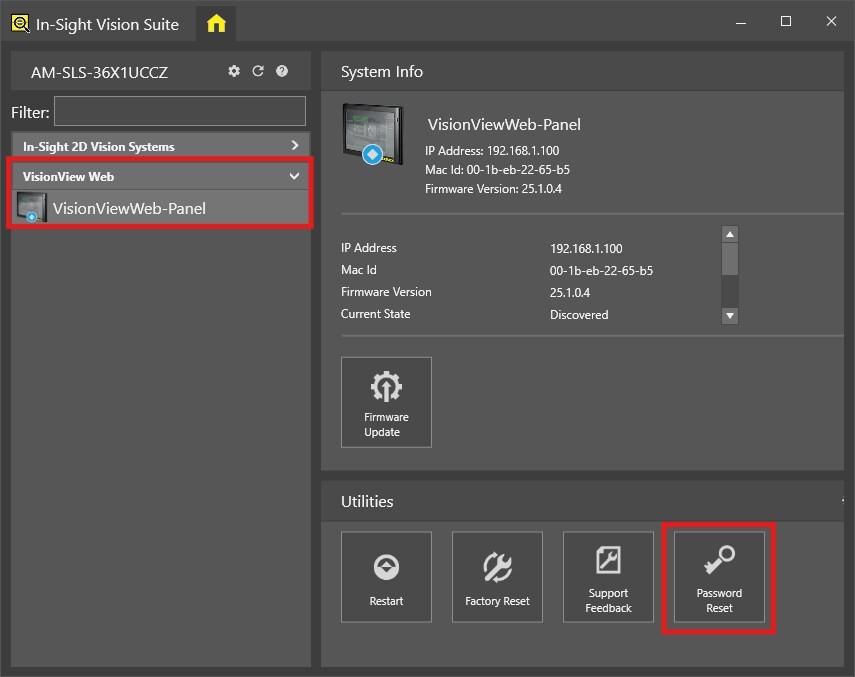How to Reset the Password on the VisionViewWeb_Image-1