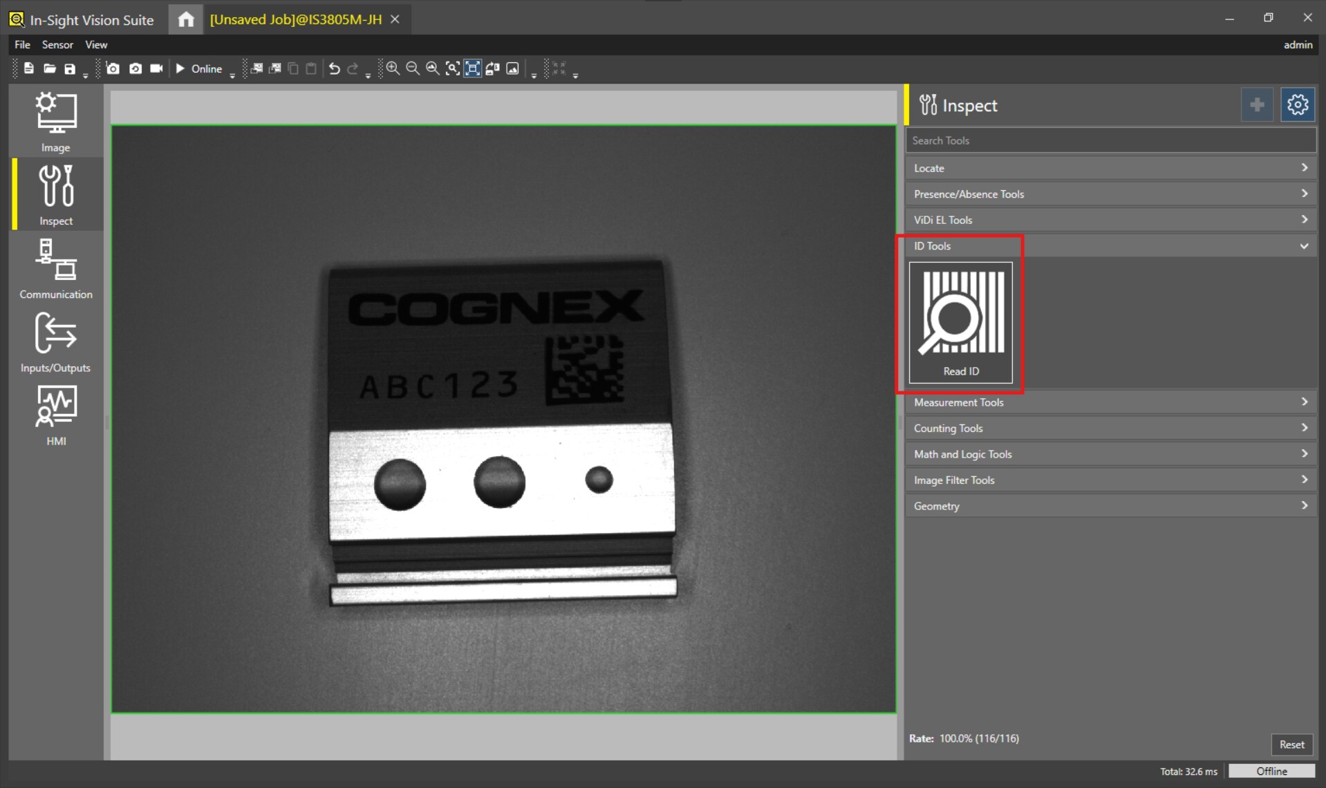 How to Use Barcodes as a Location Tool in In-Sight Vision Suite EasyBuilder-Image-1