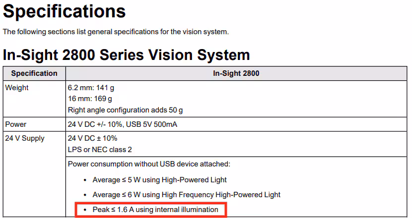 IS2800 Camera Restarts When Triggered via Power IO Cable Due to Low Power Supply_Image-1