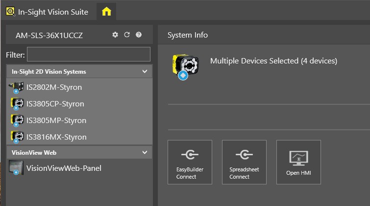 What Batch Utilities are Available on In-Sight Vision Suite 2800-Image-2