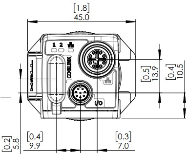 What Orientation do Right Angle Cables Exit on an In-Sight 8900_Image-4