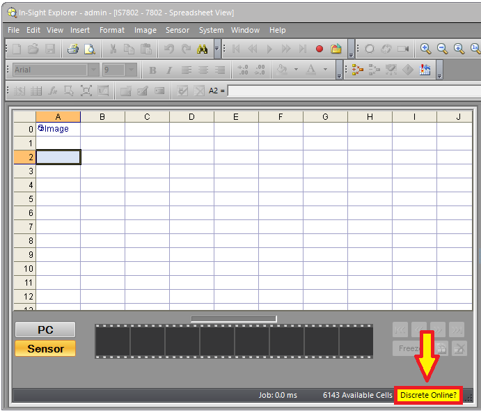 yellow-discrete-online-message-after-setting-the-in-sight-camera-to-online-mode-img1