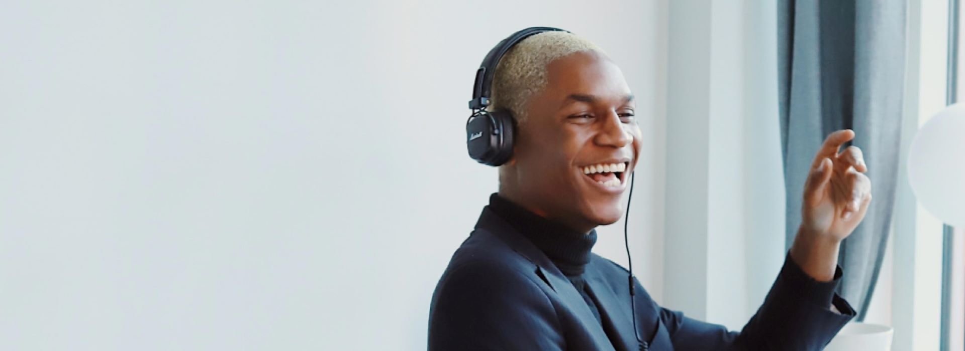 Man with headset