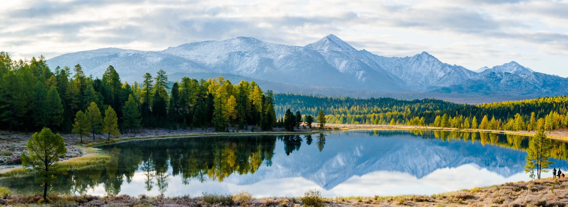 Mountains and lakes