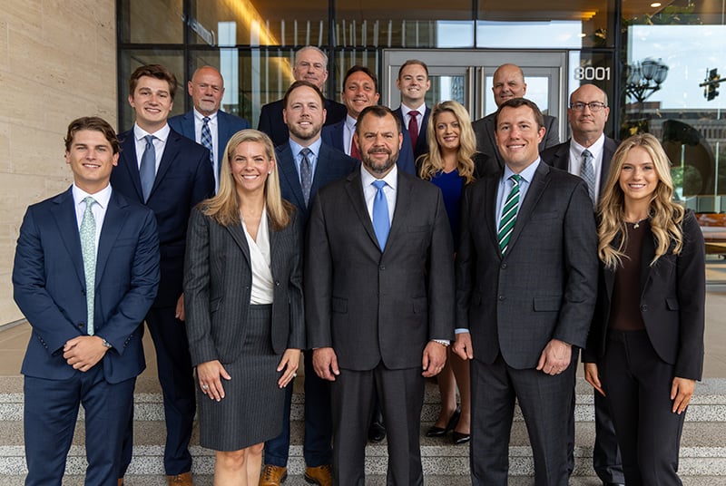 A group photo of the associates at LJ Hart & Company.