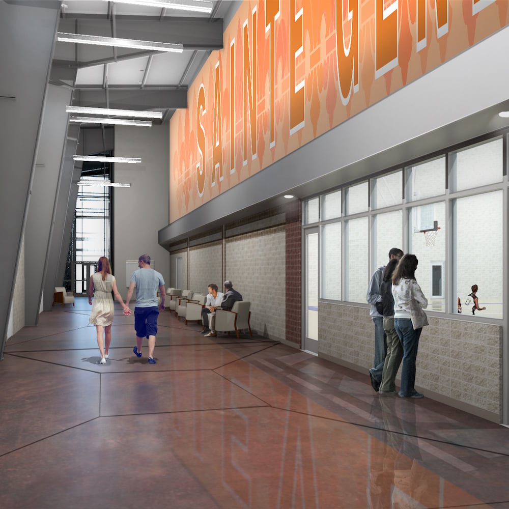 Artist rendering of new school project