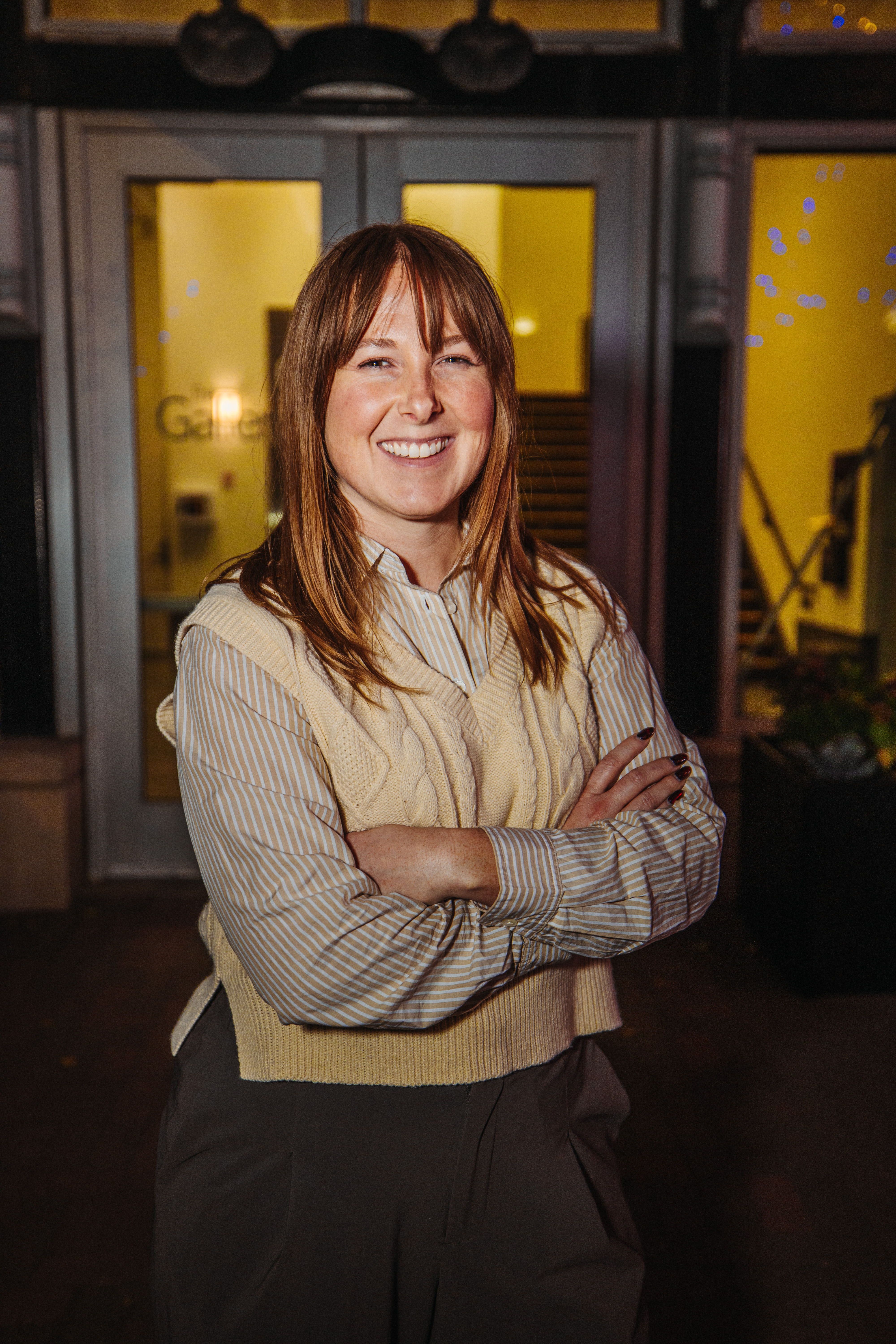 Meg, The Gallery's event manager. 