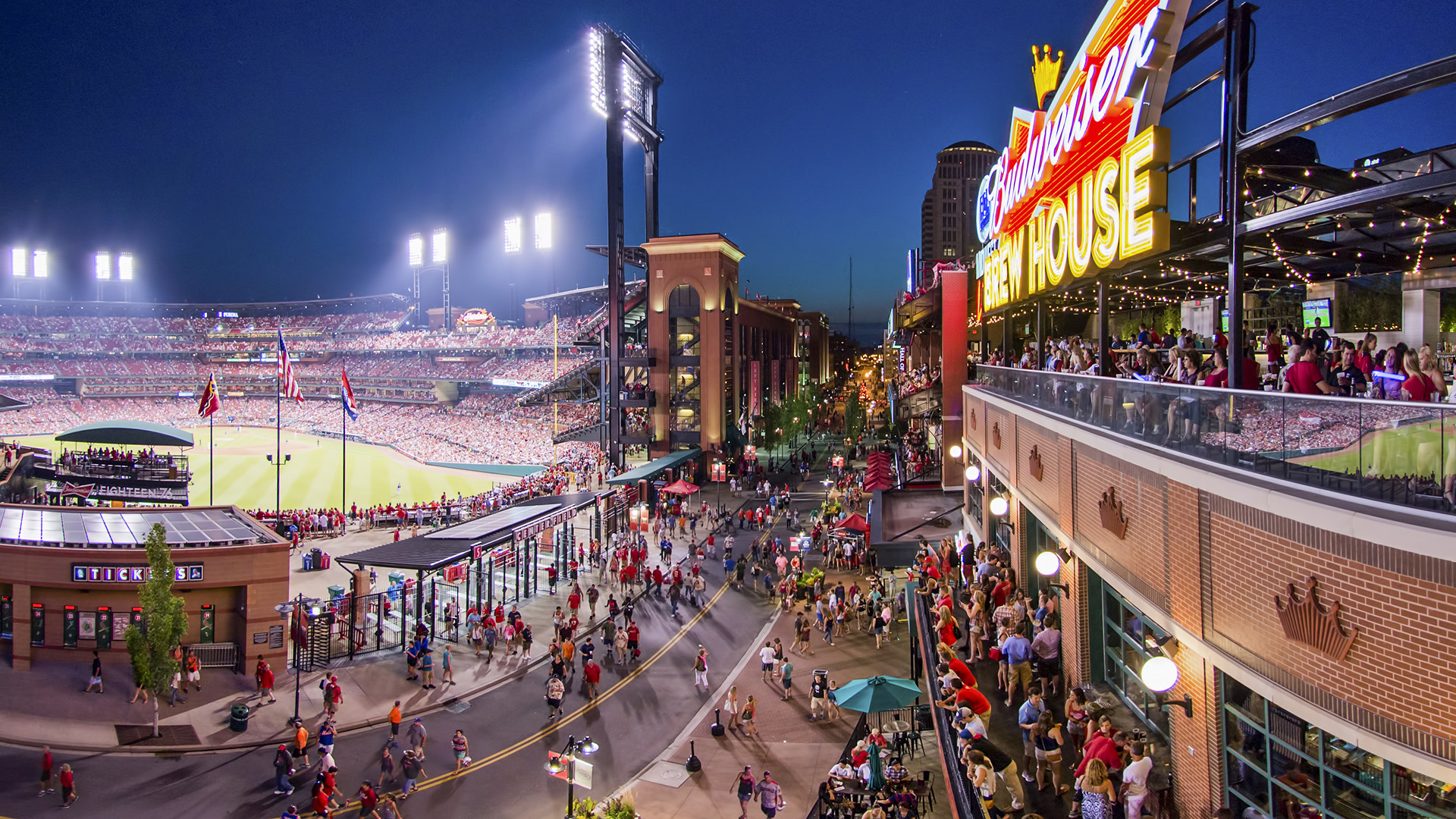 Clark Street - the heart of Ballpark Village