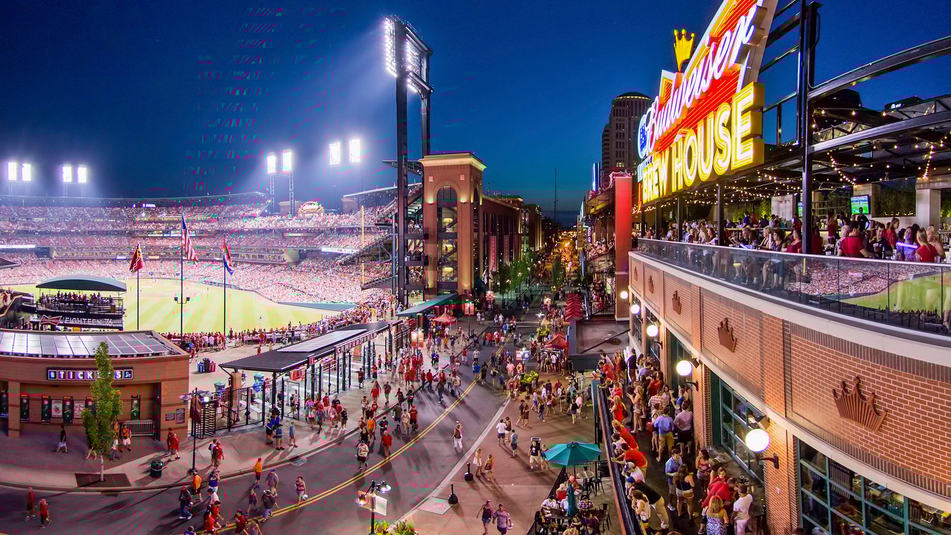 Clark Street - the heart of Ballpark Village