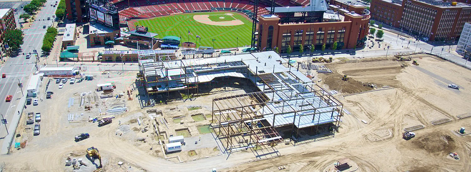 Construction of Ballpark Village