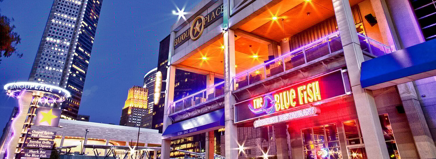 Bayou Place from the Outside