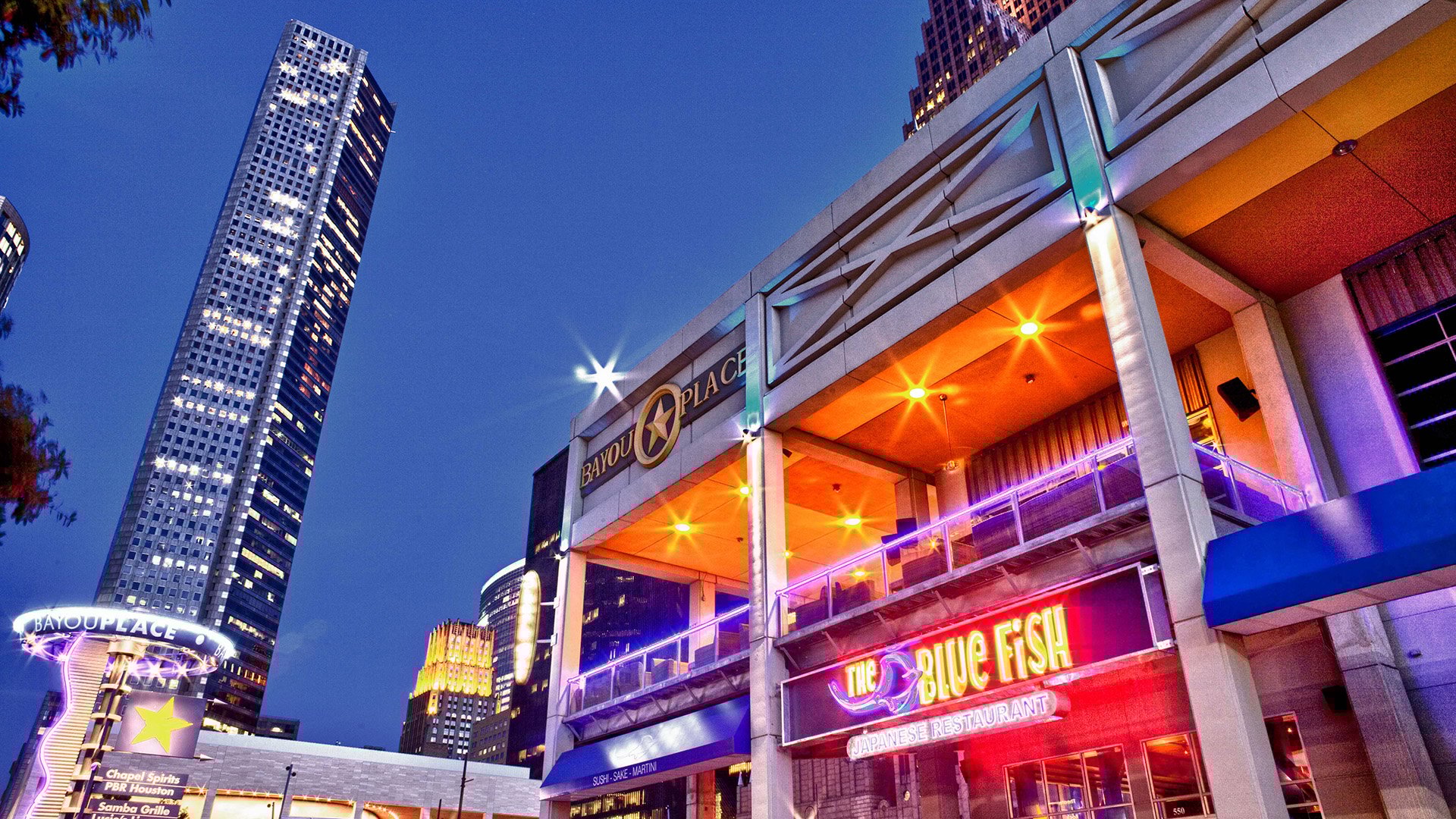 Bayou Place from the Outside