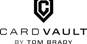 CardVault by Tom Brady black text logo.